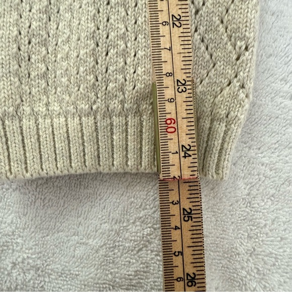 Urban Outfitters UO Zev Button-Down Cotton Polo Sweater Cardigan Size M - Picture 12 of 13